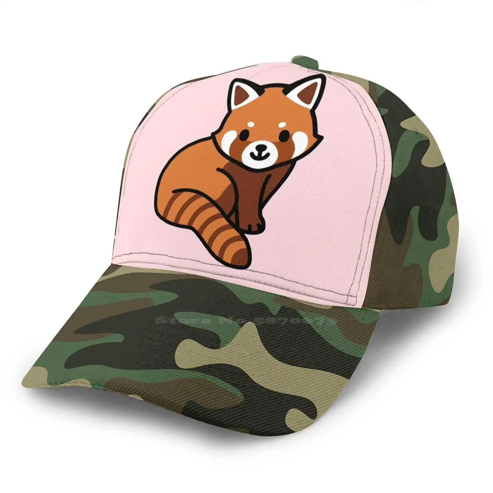 Красная панда черная серая темно-синяя армейская модная шапка красная