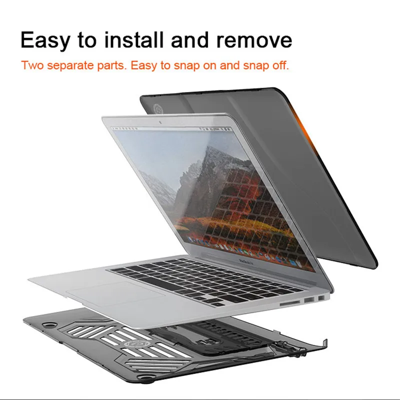 Чехол для ноутбука MacBook Pro 15 дюймов 2019 2018 2017 2016 A1990 A1707 с сенсорной панелью
