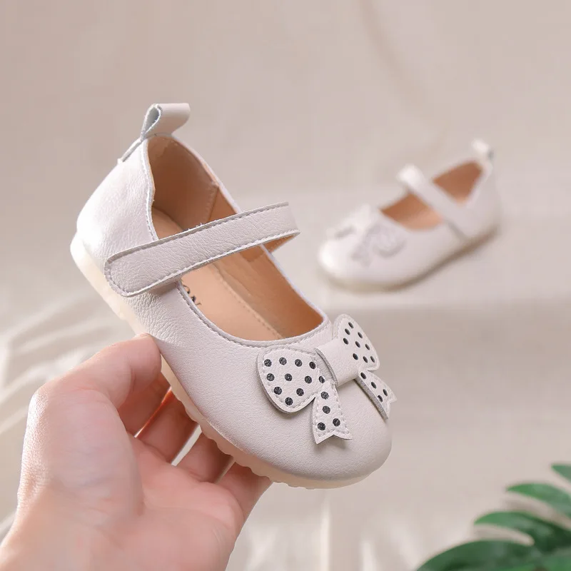 Весенняя обувь принцессы для малышей с бантом маленьких девочек детская