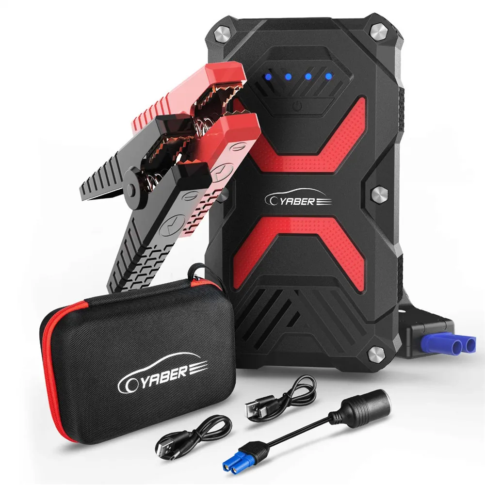 Yaber Jump Starter Peak 1000A Powerful 13800mAh Emergency Car starter Battery Power Bank Auto Booster | Автомобили и мотоциклы
