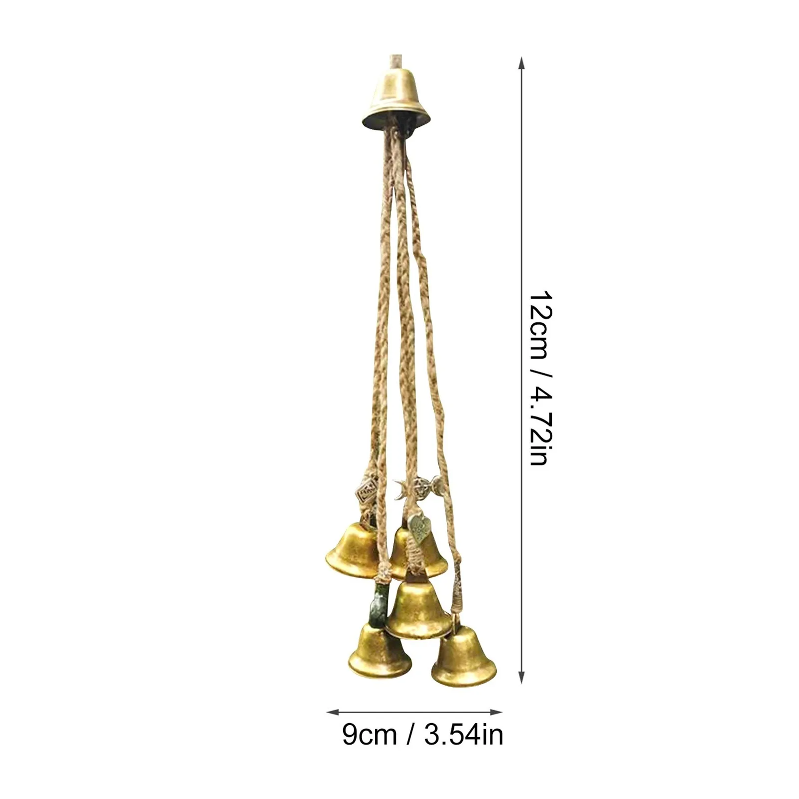 Blessing Bells Evil Spirit Wind Chimes Witch Bell Door Charm Witchcraft Decoration Wall Hanging | Дом и сад