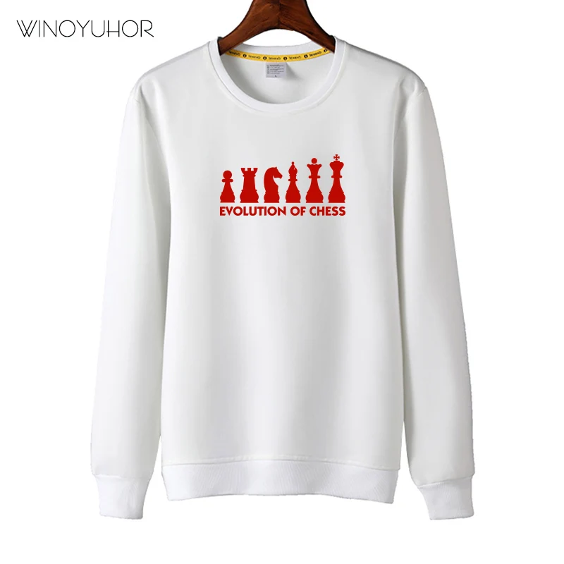 Модная детская толстовка с принтом Эволюция шахмат детские весенние топы