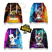 fortnite battle royale victory cartoon hoodie game 6 to 19 years kids hero sweatshirt 3d hoodie boys girls tops children clothes