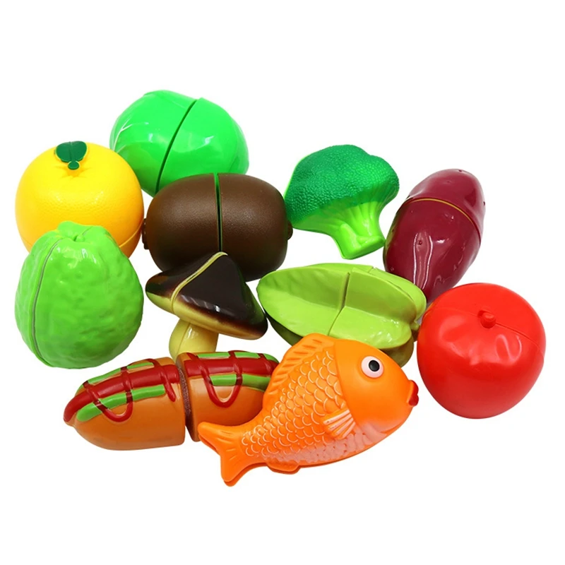 

Children's Play House Simulation Fruit Cut Kitchen Toy Set