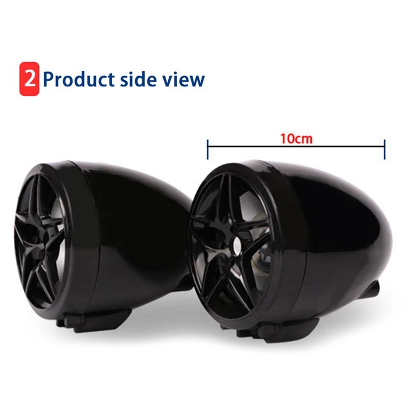 

Waterproof Bluetooth Motorcycle Audio Radio Sound System Stereo Speakers MP3 USB