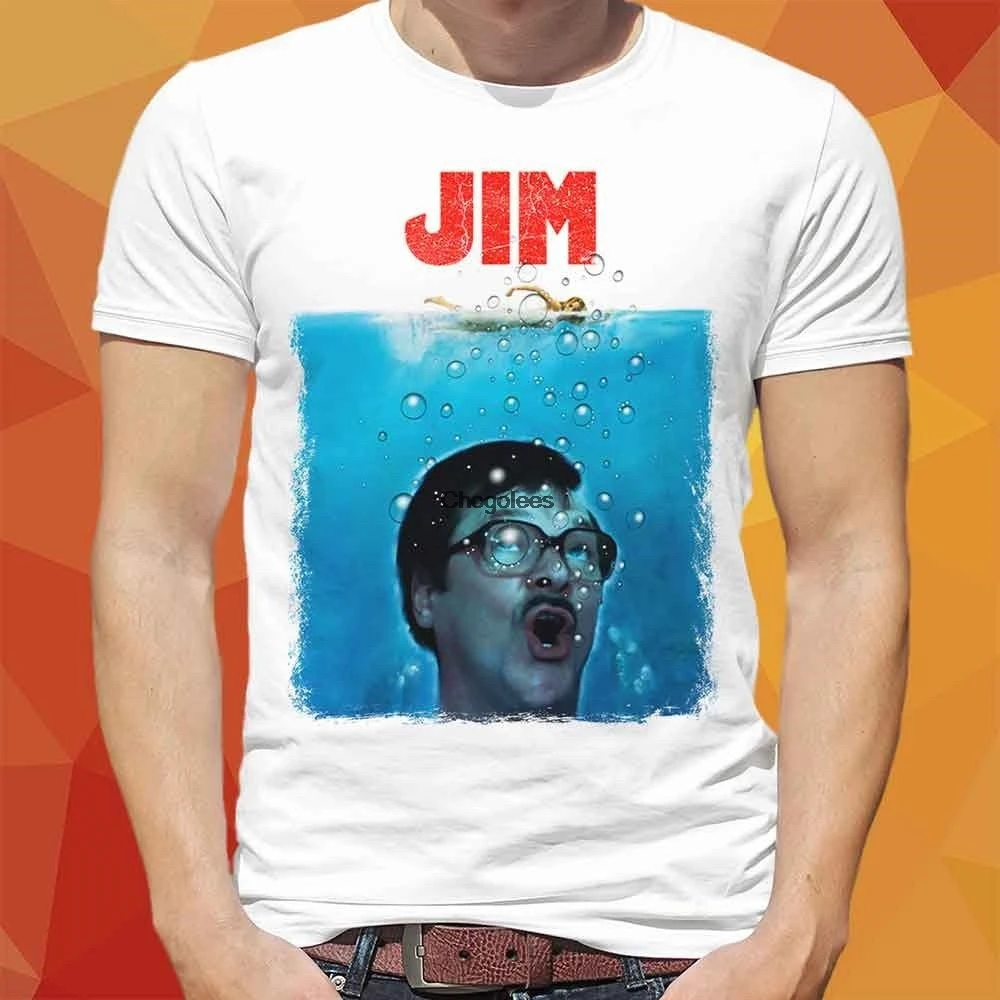 Футболка с изображением Шалом Джима Белла Джеки лапы челюсти каридия пятничная