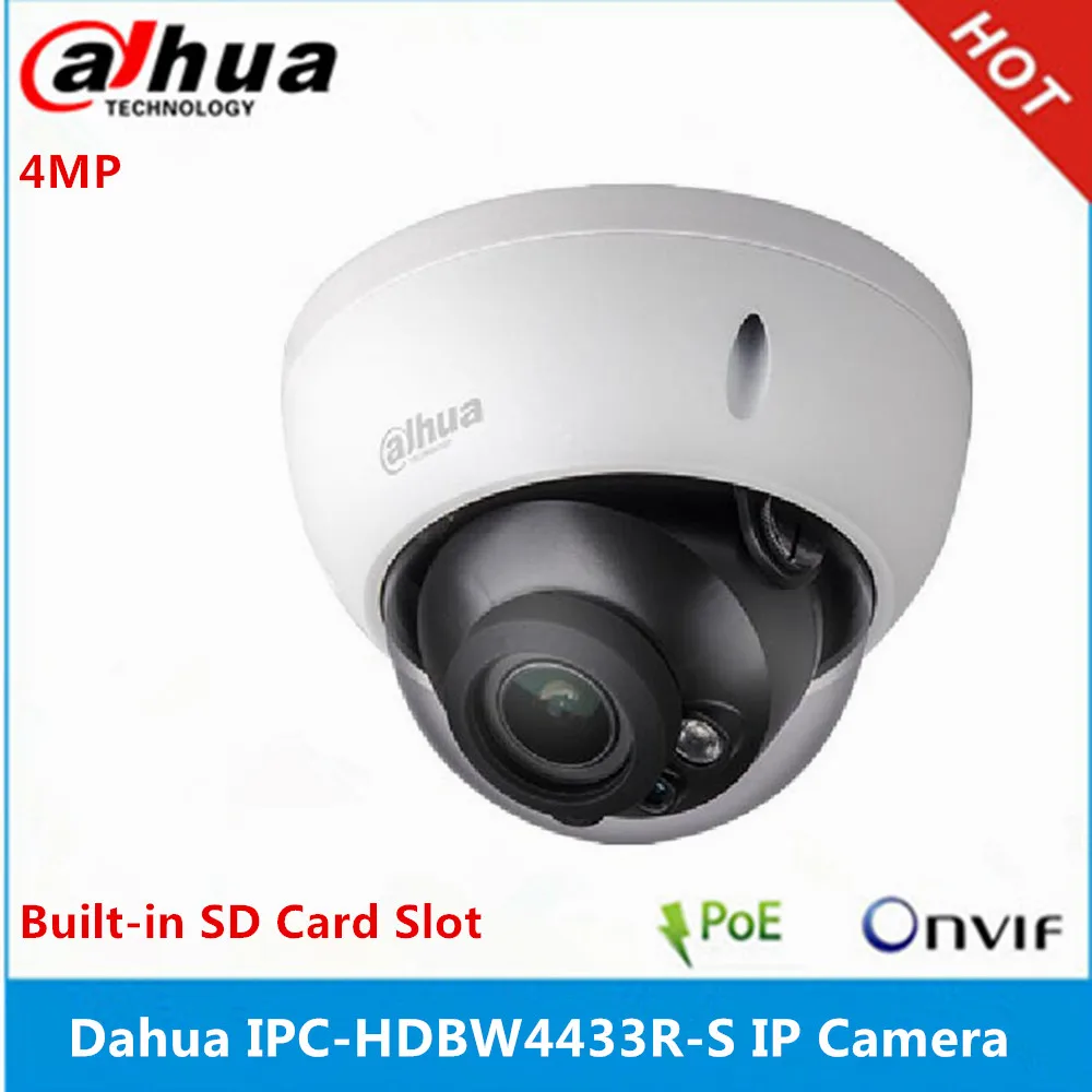 Dahua IPC HDBW4433R S & HDBW2431E S2 4 МП Starlight Camera IK10 IP67 Встроенный слот для SD карты IR 30M POE IP Camera|camera
