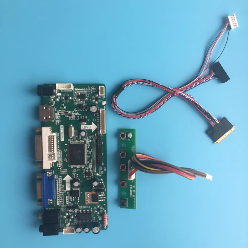 

Kit for LTN101NT02-306 Monitor M.N68676 Panel Screen VGA DVI LED DIY 1024X600 10.1" Controller board LVDS 40pin HDMI LCD