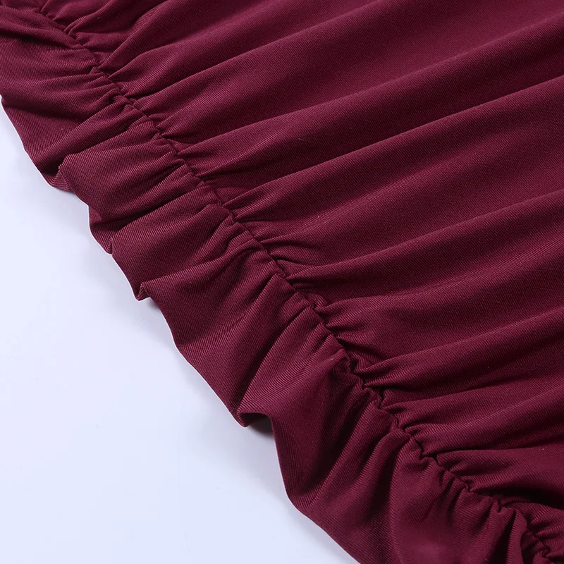 

Strap Sexy Dress Female Summer Ruffles Hem Backless Red Dress 2021 Women Street Party V-neck Slim Mini Dresses Vestidos De Mujer