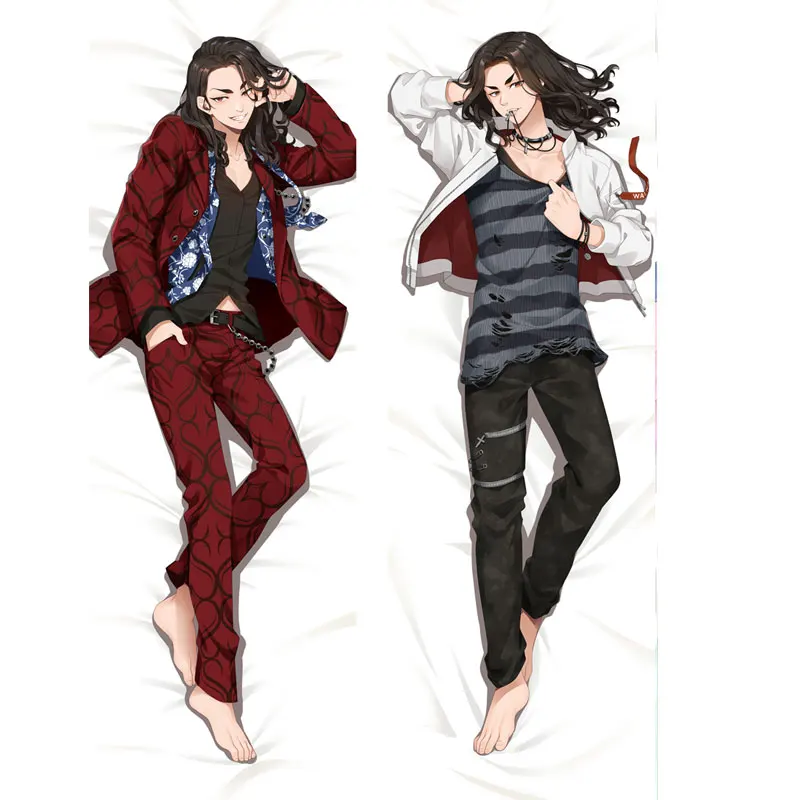 

Kamisama-funda de almohada japonesa para hombre de funda de almohada de Anime japonés Tokyo Revengers Baji Keisuke Dakimakura