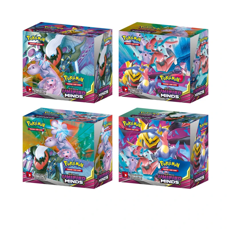 

324Pcs/box Pokemon TCG: Sun & Moon Unified Minds Booster Box, Multi Collectible Trading Card Set Kids Toys Gift