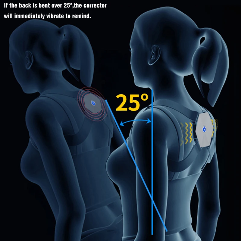 

Intelligent Posture Corrector Back Support Women Men Children Smart Correction Brace Support Belt Shoulder Trainer Health Care