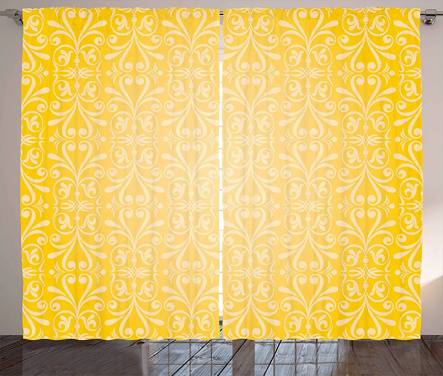 

Vintage Yellow Modern Blackout Curtains For Living Room Window Curtains For Bedroom Curtains Finished Drapes Blinds