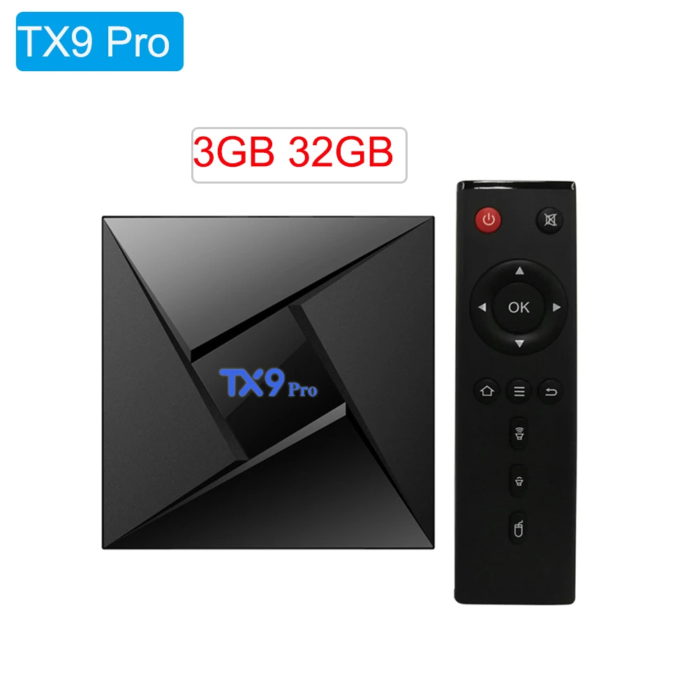 TX9 Pro tv Box Android box Amlogic S912 Восьмиядерный 3 ГБ 32 двойной Wi Fi поддержка 4K HD Bluetooth 4 1