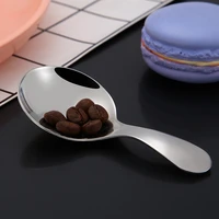 stainless steel ice cream spoon short handle children kids spoons tea coffee mini spoons kitchen sugar salt spice condiment spoo