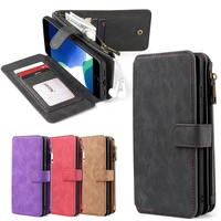 fashion wallet leather multifunction handbag phone case for xiaomi 10 10pro 5g redmi note8 note9 note8pro note9pro black cover