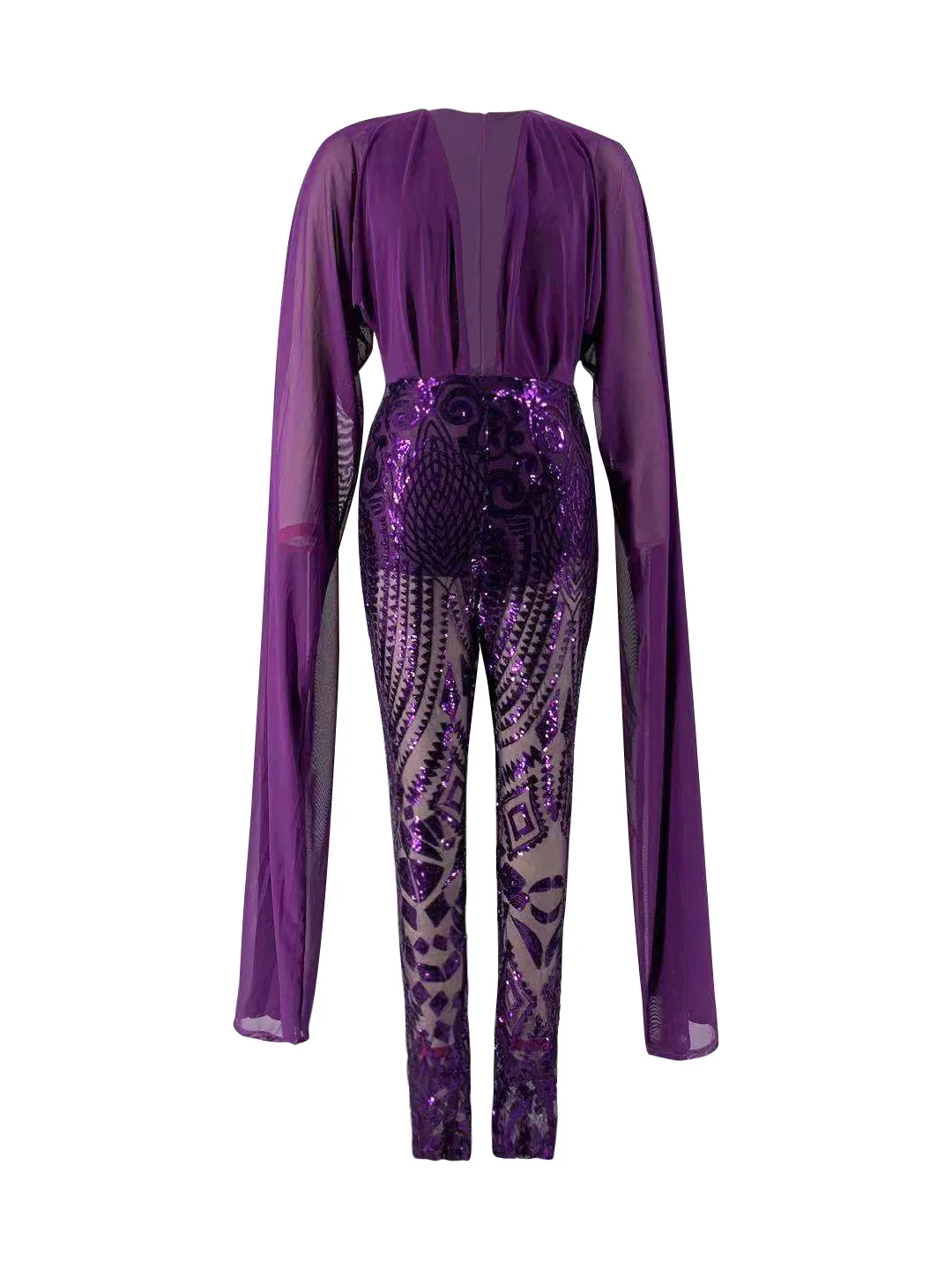 Sexy Black champagne Glitter Jumpsuits Sheer Plunge Mesh Insert Sequins Jumpsuit
Sexy Black champagne Glitter Jumpsuits Sheer Plunge Mesh Insert Sequins Jumpsuit