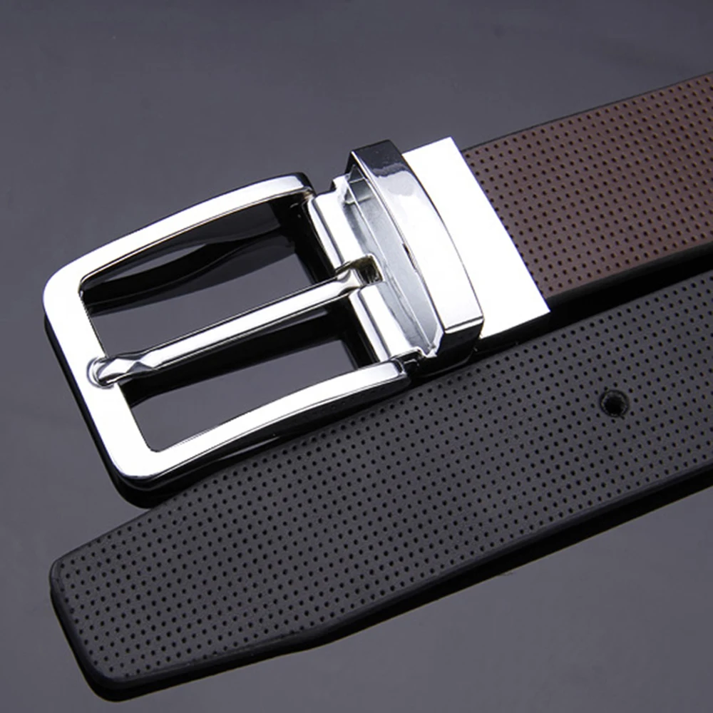 

Cowhide Designer Luxury Belt Men Male Waist Strap Leather Pin Buckle White Genuine Leather Belts For Men Pants Band Ceinture