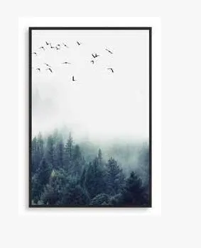 

wall decor Nordic style landscape painting sofa background living room decoration painting porch aisle hanging painting