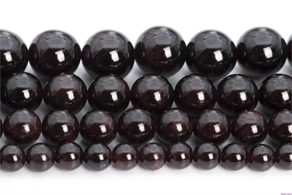 Натуральные винно-красные гранатные бусины класса АА круглой формы 6 мм 8-9 10 для