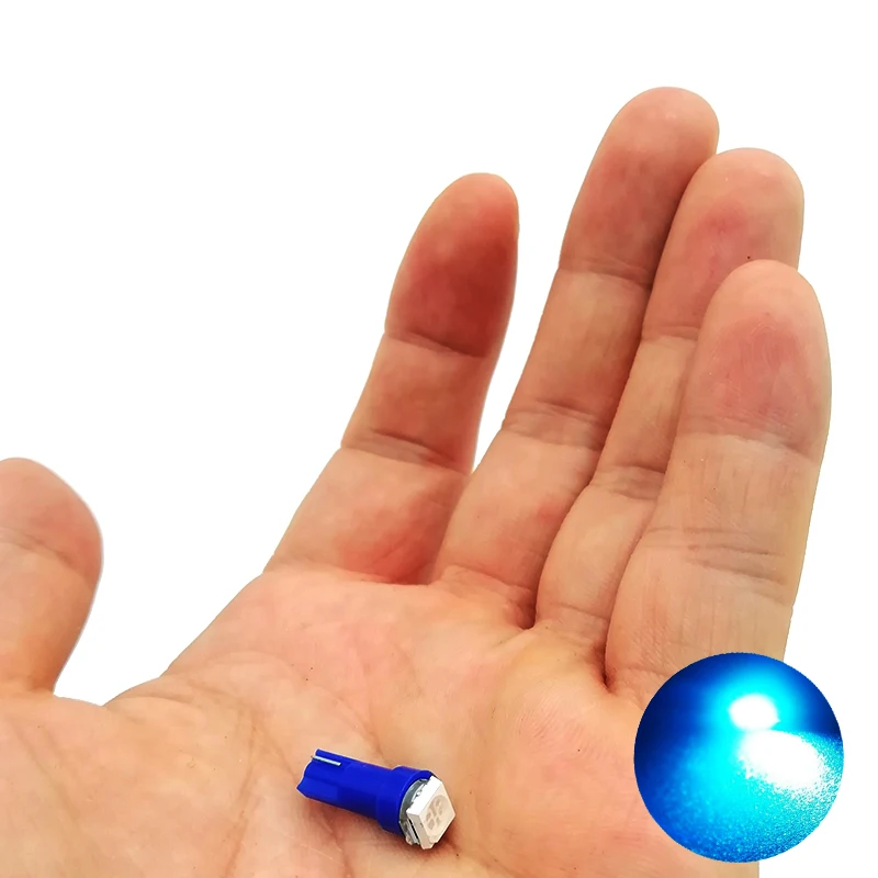 голубые светодиодные лампы для