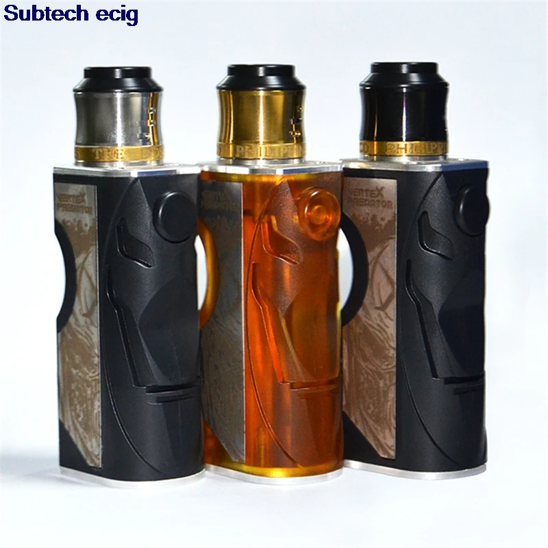 Mechanical mod Vertex Box Mod kit with Vertex 24mm RDA POM PEI aluminum ...