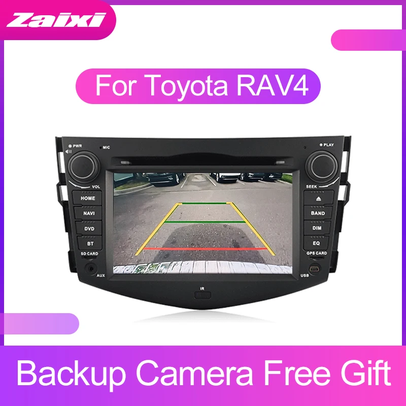 Автомагнитола ZaiXi с сенсорным экраном Android для Toyota RAV4 RAV 4 2006 ~ 2012 поддержка GPS navi Ipod