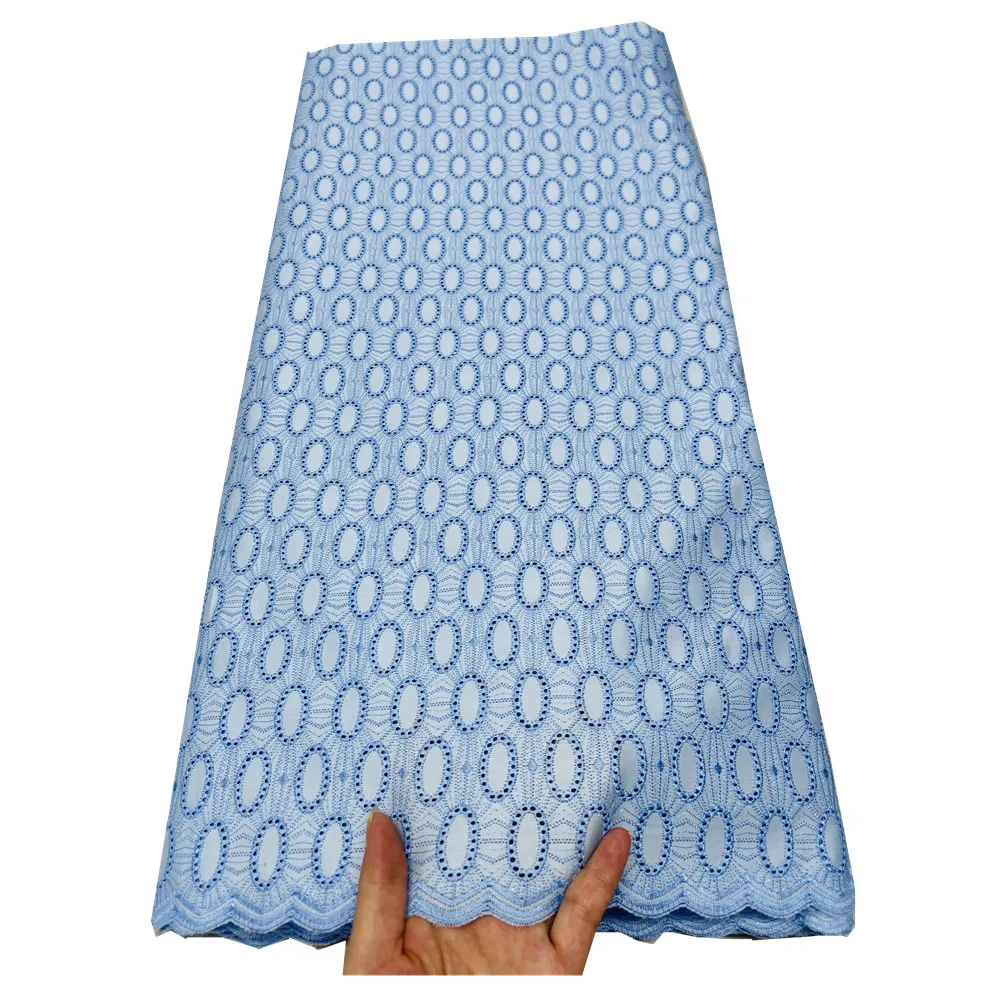 

SJ Lace 2021 High Quality African Dry Lace Fabric Nigerian Polish Cotton Lace Swiss Voile Lace In Switzerland For Men Dress 6-38