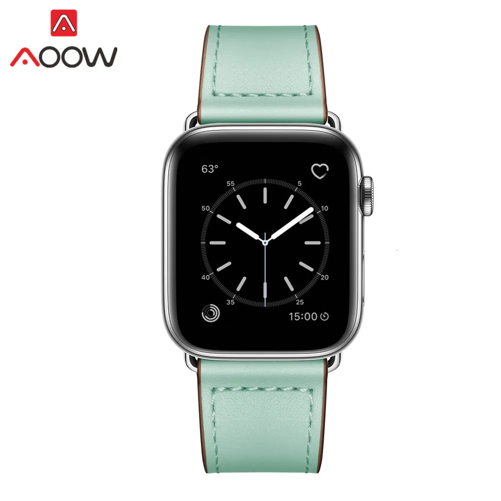 Ремешок-Петля из натуральной кожи для часов Apple Watch 38 мм 42 мм 40 мм 44 мм браслет-ремешок для часов Карлос Корреа аксессуары для iwatch 1 2 3 4