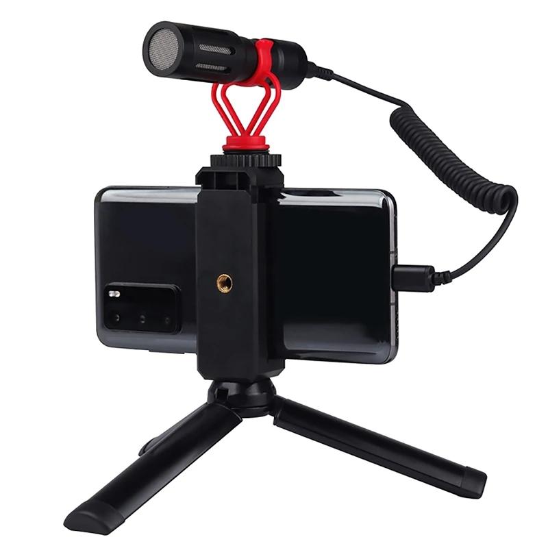 

PULUZ Audio Cable for DJI Osmo Pocket PTZ Camera 3.5mm TRRS Male to Type-C Live Microphone Mobile Phone Connection Spring Cable