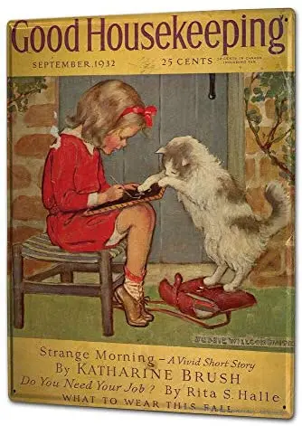 

Bernice жестяной знак XXL смешной воротник хорошая уборка