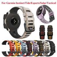 silicone watch band strap for garmin instinct watch replacement wrist strap for instinct tideesportssolartactical wristband