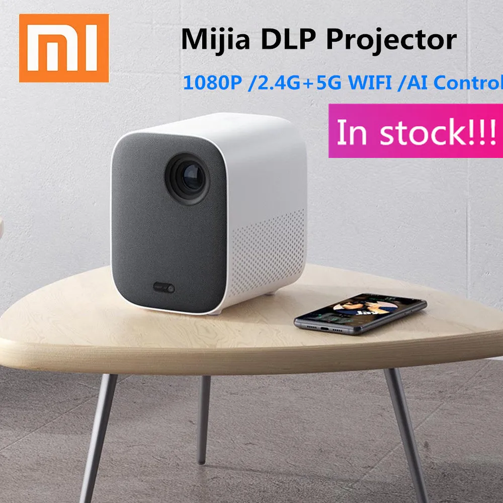 Xiaomi Mijia MJJGTYDS02FM DLP проектор 1080P Full HD 2 ГБ DDR3 8 eMMC 4G 5G wifi светодиодный 3D светодиод BT Beamer