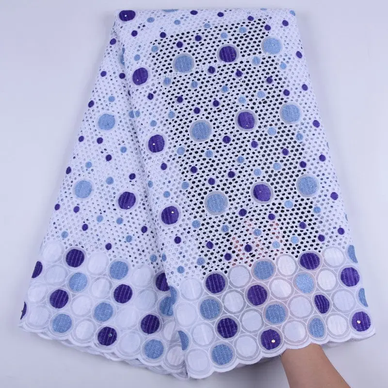 

New African Dry Lace Fabric 2019 High Quality Lace Swiss Voile Lace In Switzerland Nigerian Cotton Lace For Wedding Party S1719