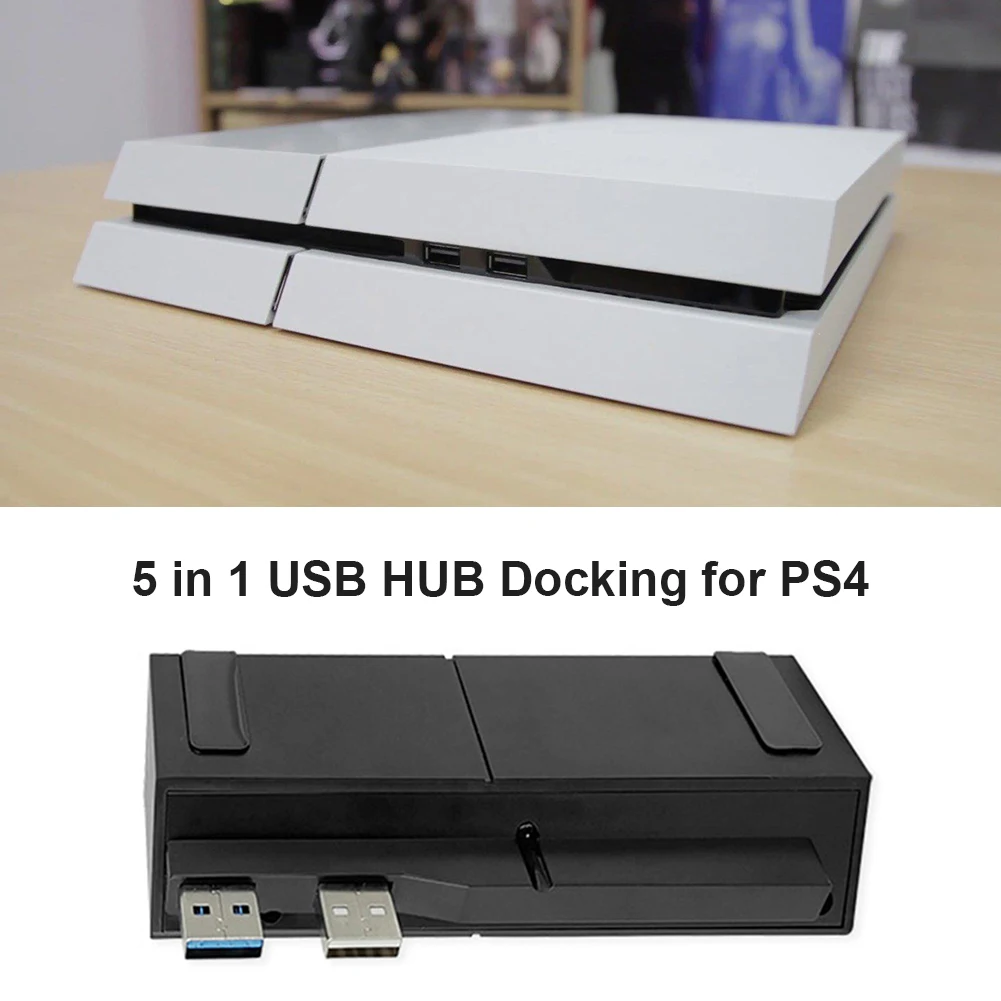 5 в 1 usb хаб док станция для Sony Playstation 4 PS4 консоль взаимный обмен данными между