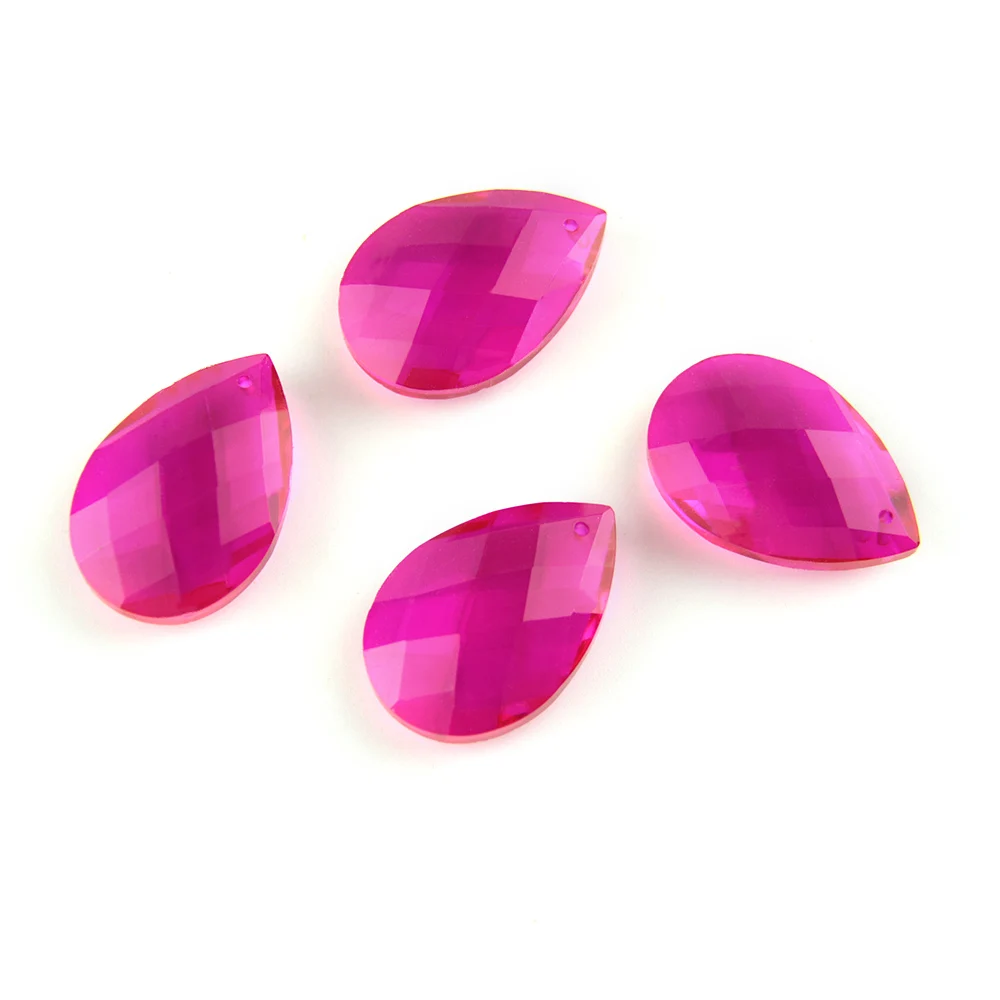 Высококачественная Роза 38 мм подвеска из искусственного кристалла для люстры