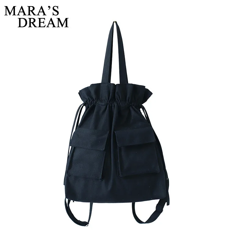 Сумка Mara's Dream женская из хлопчатобумажной ткани модный ранец с кулиской в