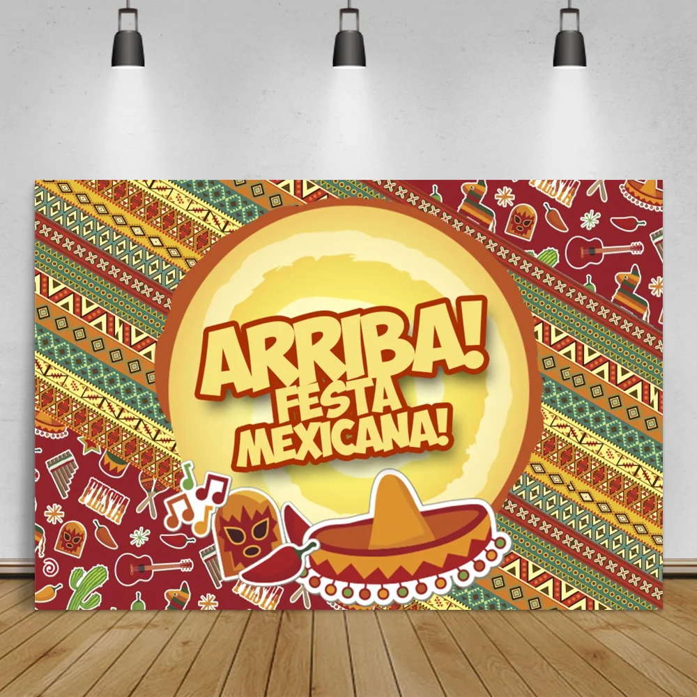 

Laeacco Mexican Festival Day of The Dead Photographic Backdrop Hat Skeleton Family Party Decor Background Banner Photo Studio