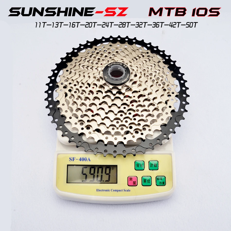 Бесплатная доставка SUNSHINE 8S 9S 10s 11S 30s Geschwindigkeit 36/42/46/50t Freilauf Breite Verhaltnis Mountainbike Fahrrad