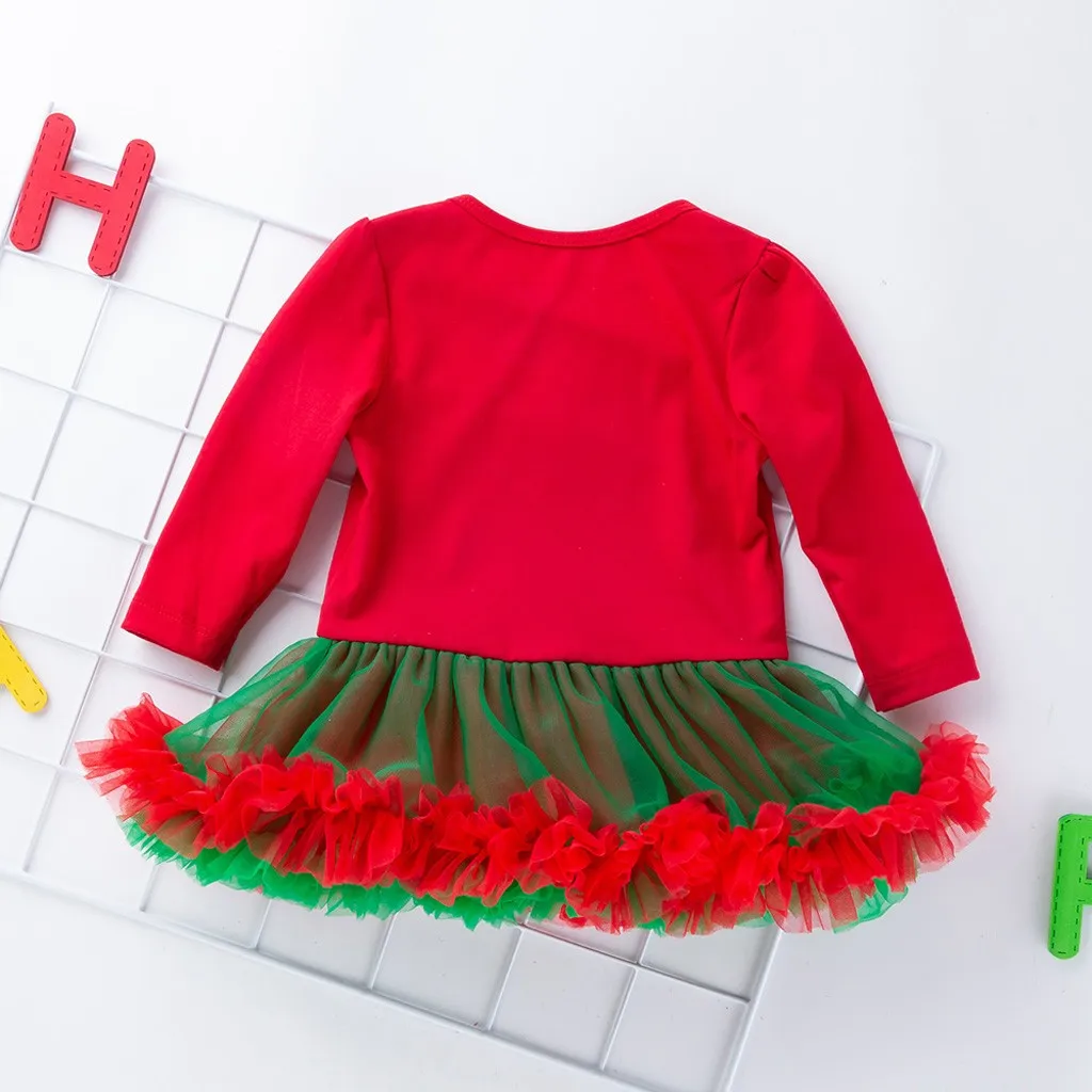 Рождественский комплект из 3 предметов для маленьких девочек зимний комбинезон с