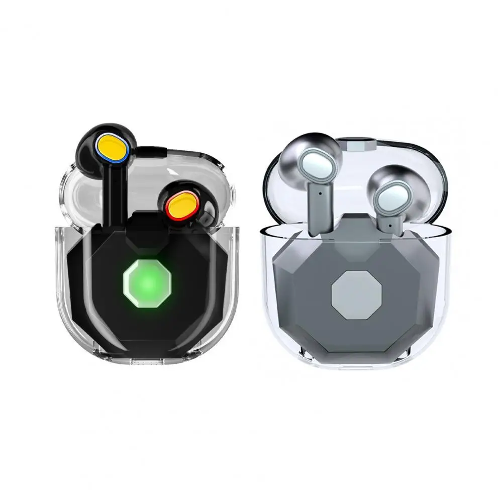 2Pcs Nano3 Wireless Earbuds In-ear Touch Control Noise Reduction Waterproof Transparent Bluetooth-compatible TWS Earphones for G |