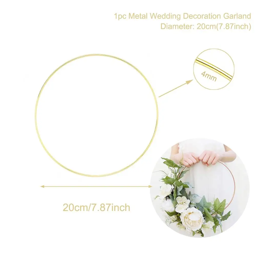 Wedding Ring 2 QIFU, Деревенское свадебное украшение, пена, роза, искусственные цветы, свадебный душ, подарок на день Святого Валентина, Команда Невесты, чтобы быть, Свадебный декор - Цвет: Wedding Ring 2