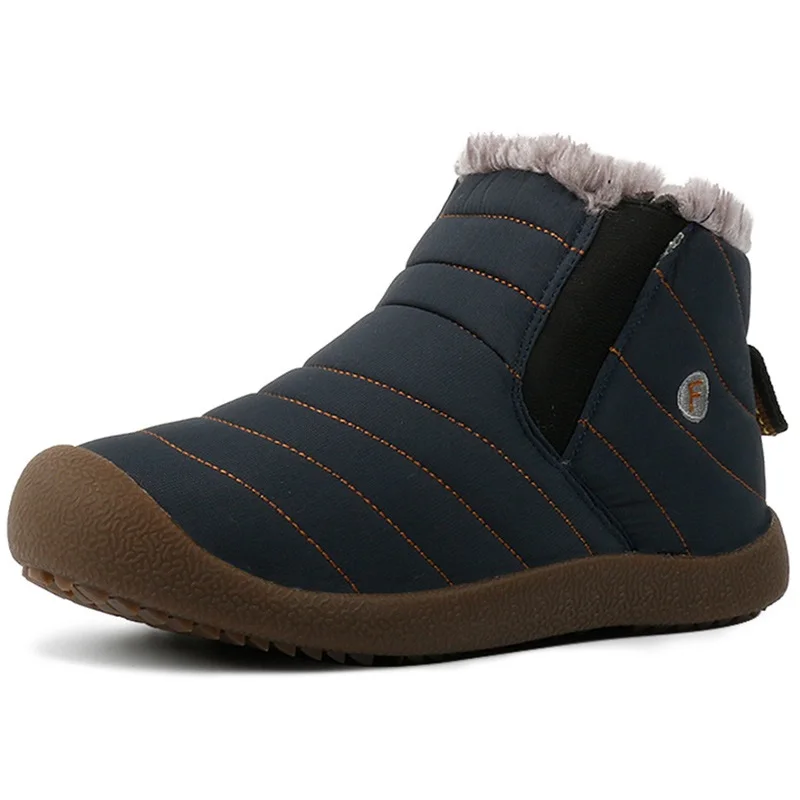 

2020 Men Shoes Waterproof Shoes Man Ankle Boots Plus Size Winter Men Boots Warm Plush Snow Boots Military