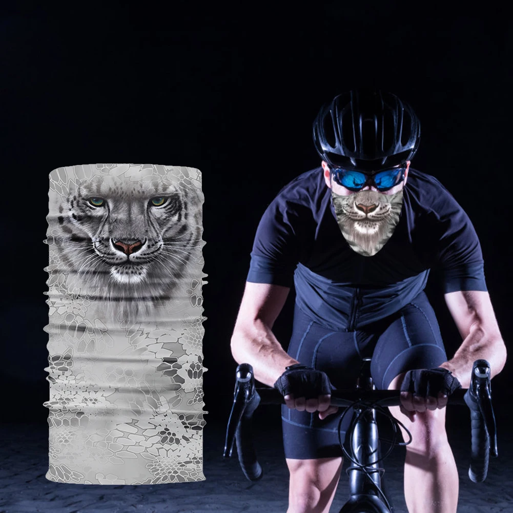

Windproof Face Neck Tube Cover Bicycle Cycling Sports Breathable Animal Print Seamless Riding Seamless Outdoor Cycling Scarf