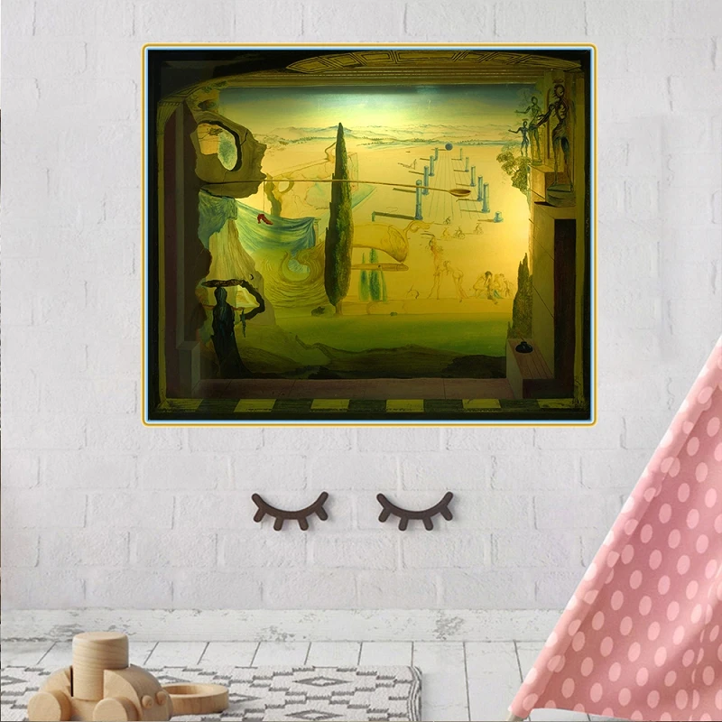 Сальвадор Дали The Little Theater.1934 》 художественная картина маслом художественный