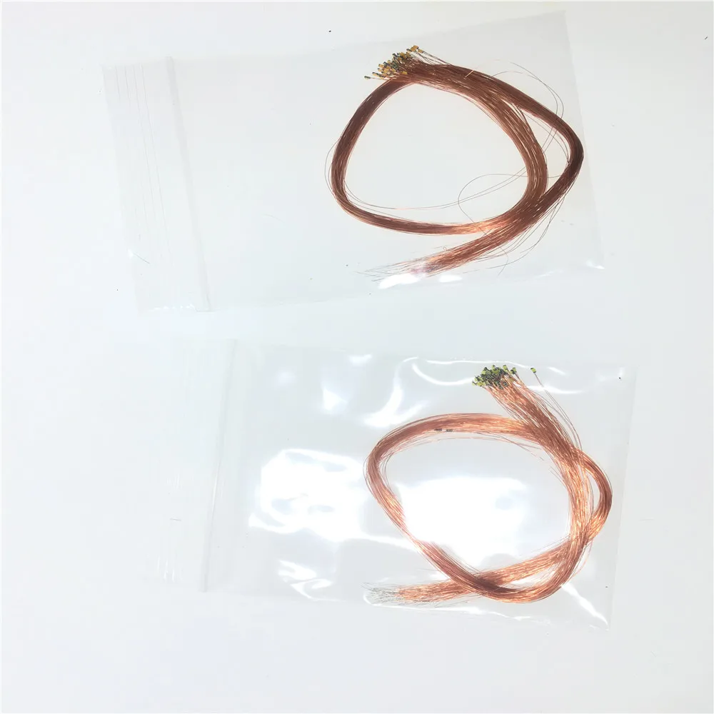 50 шт. 0402 SMD светодиодный светильник со шкалой HO N OO, предварительно припаянный micro litz проводной светодиодный провод 20 см для освещения diorama