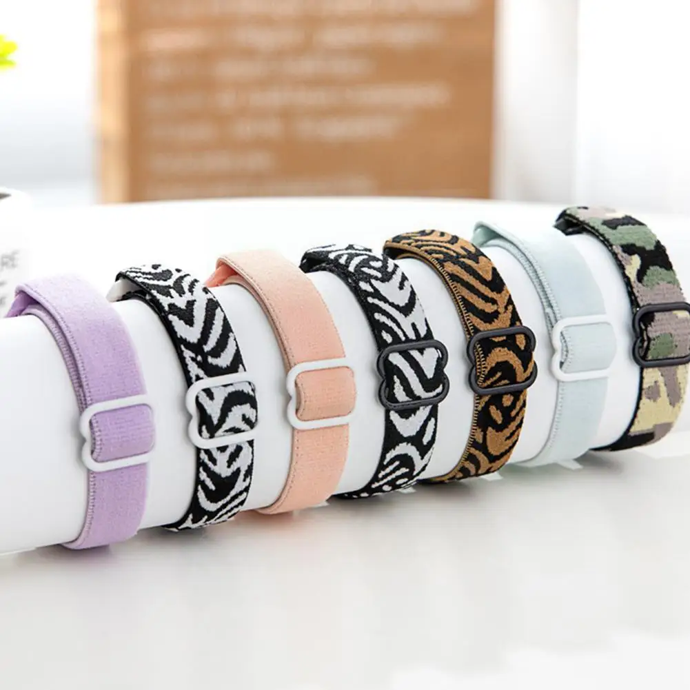 

Nylon Loop Strap For Xiaomi Mi Band 6 5 4 3 Adjustable Watch Band For Xiaomi Mi Band 6/5 4/3 Replacement Leopard Color Brac J9B8