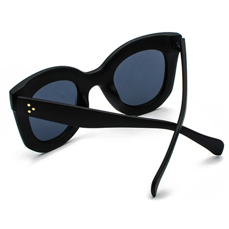 RBRARE Ретро стиль кошачий глаз женские солнцезащитные очки модные роскошные