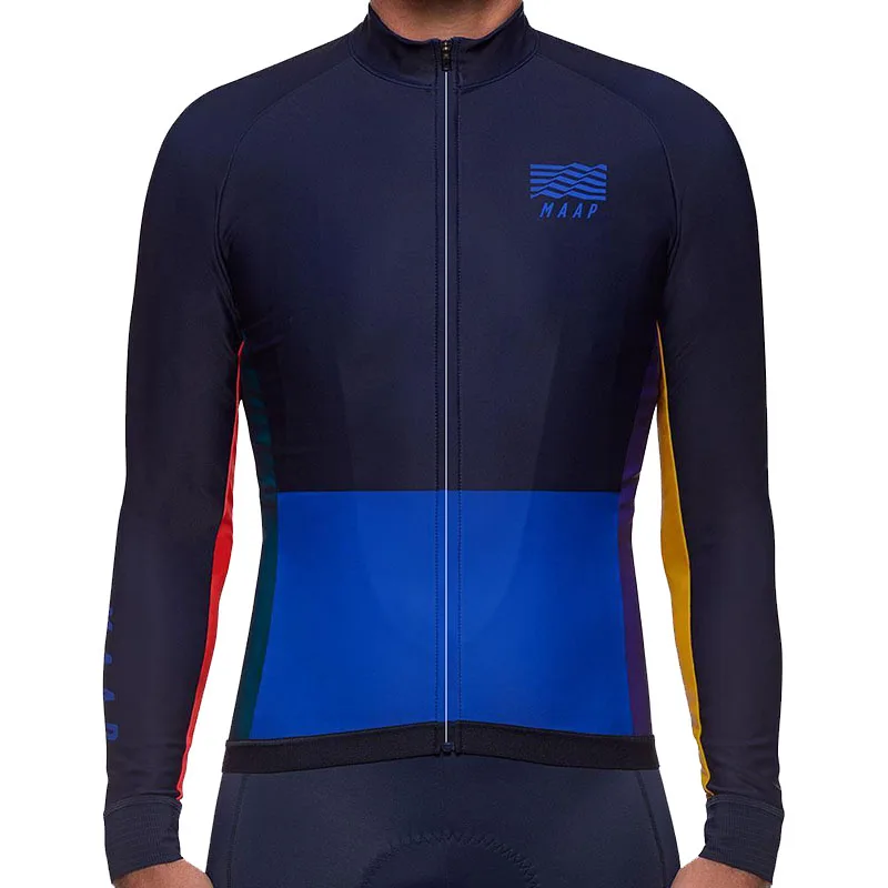 Jersey F Invierno roupa ciclismo RUNCHITA зимний термальный длинный рукав Велоспорт Джерси Набор велосипедная зимняя велосипедная Одежда наборы ciclismo - Цвет: Jersey F