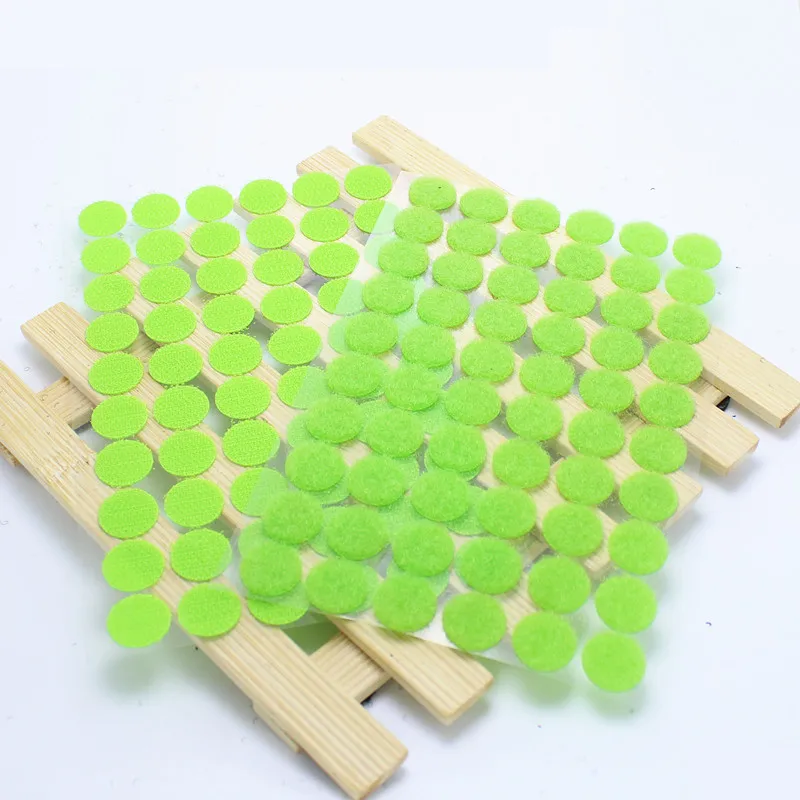 100 пар 15 мм детская ручная цветная Магнитная нейлоновая наклейка для монет